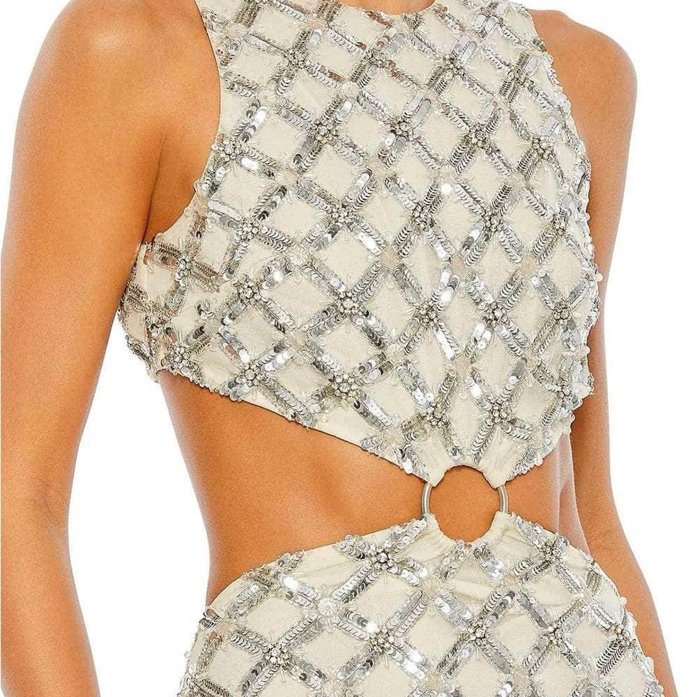 MacDuggal Embellished Cutout Gown